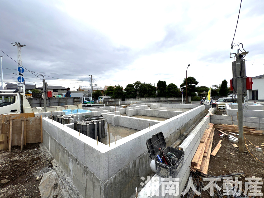 平塚市四之宮第28　新築戸建ての外観|現在建築中です