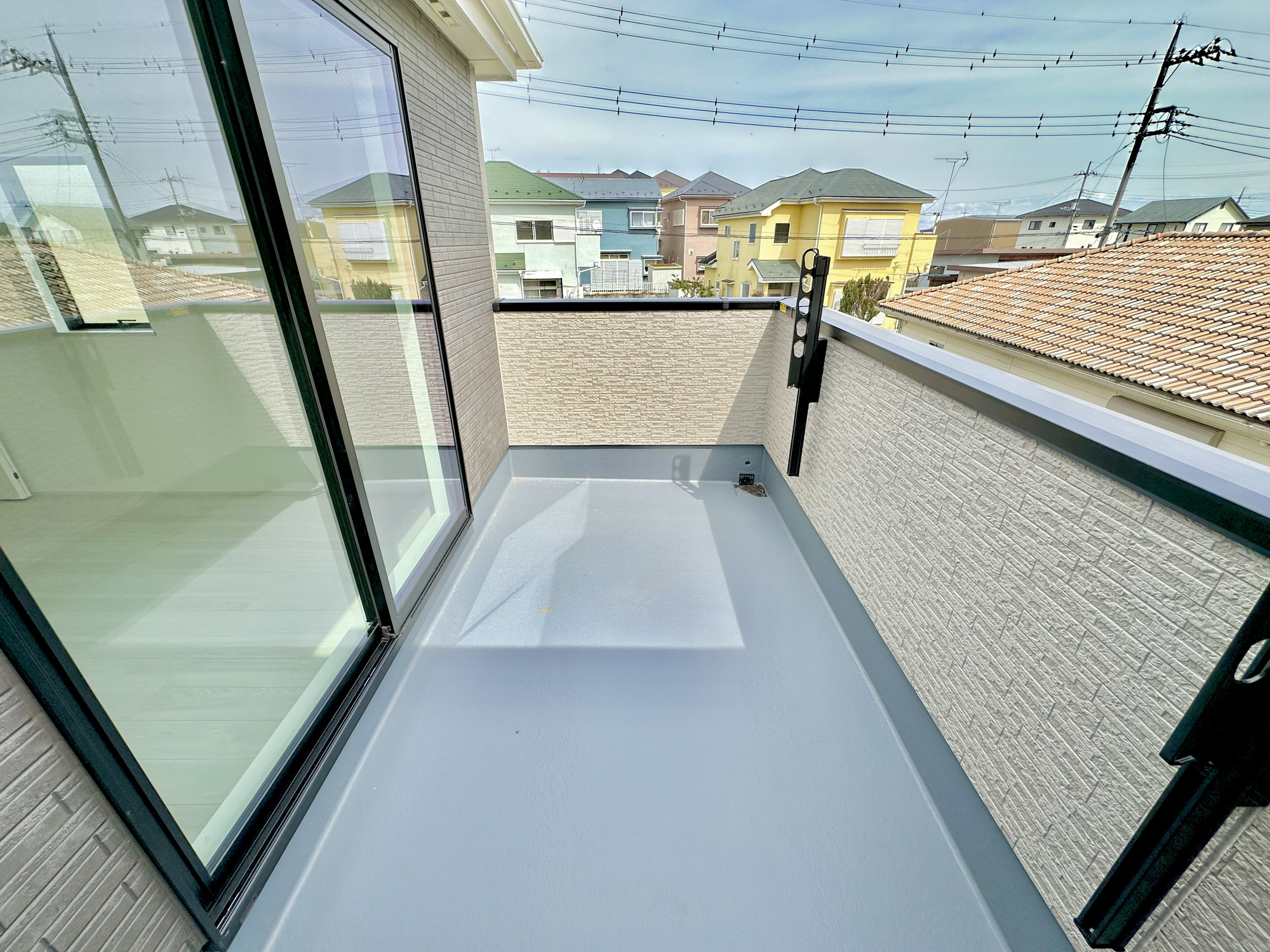玉村町板井2期　新築住宅全4棟のバルコニー|同社施工例