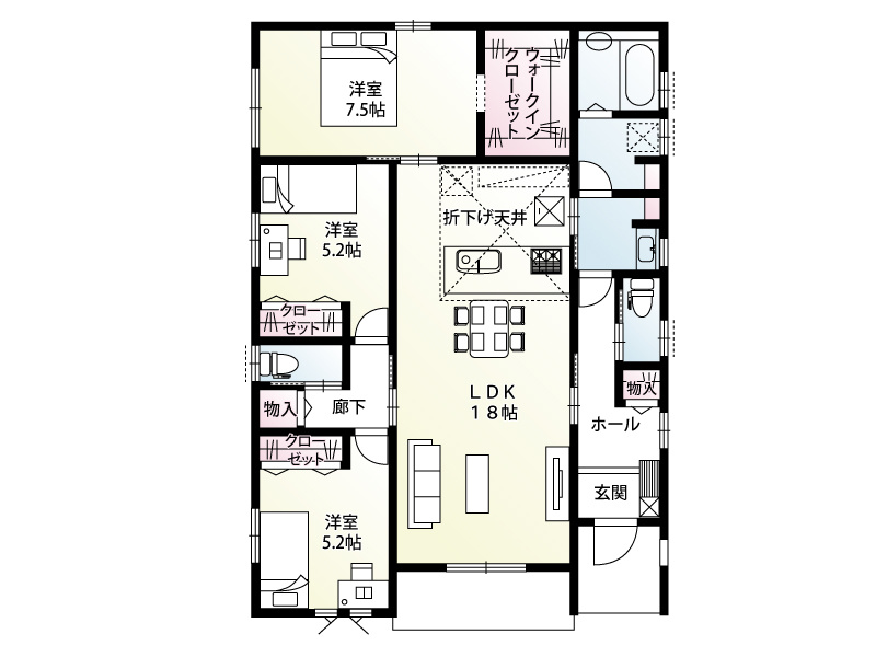 【３号棟：間取り図】