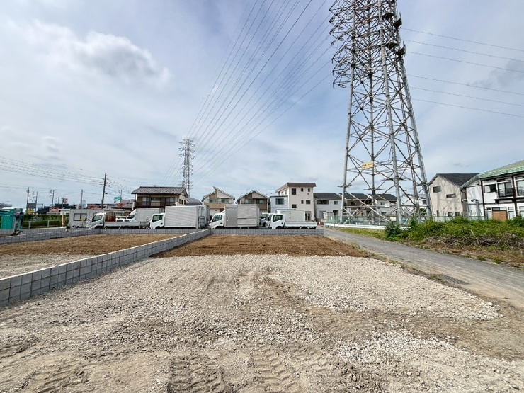 【３号棟：現地土地写真】