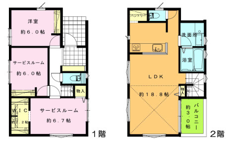 茅ヶ崎市西久保　新築戸建　全４棟の間取り
