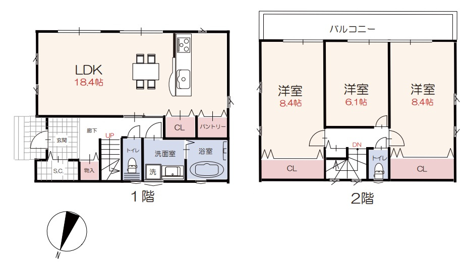 【間取図】