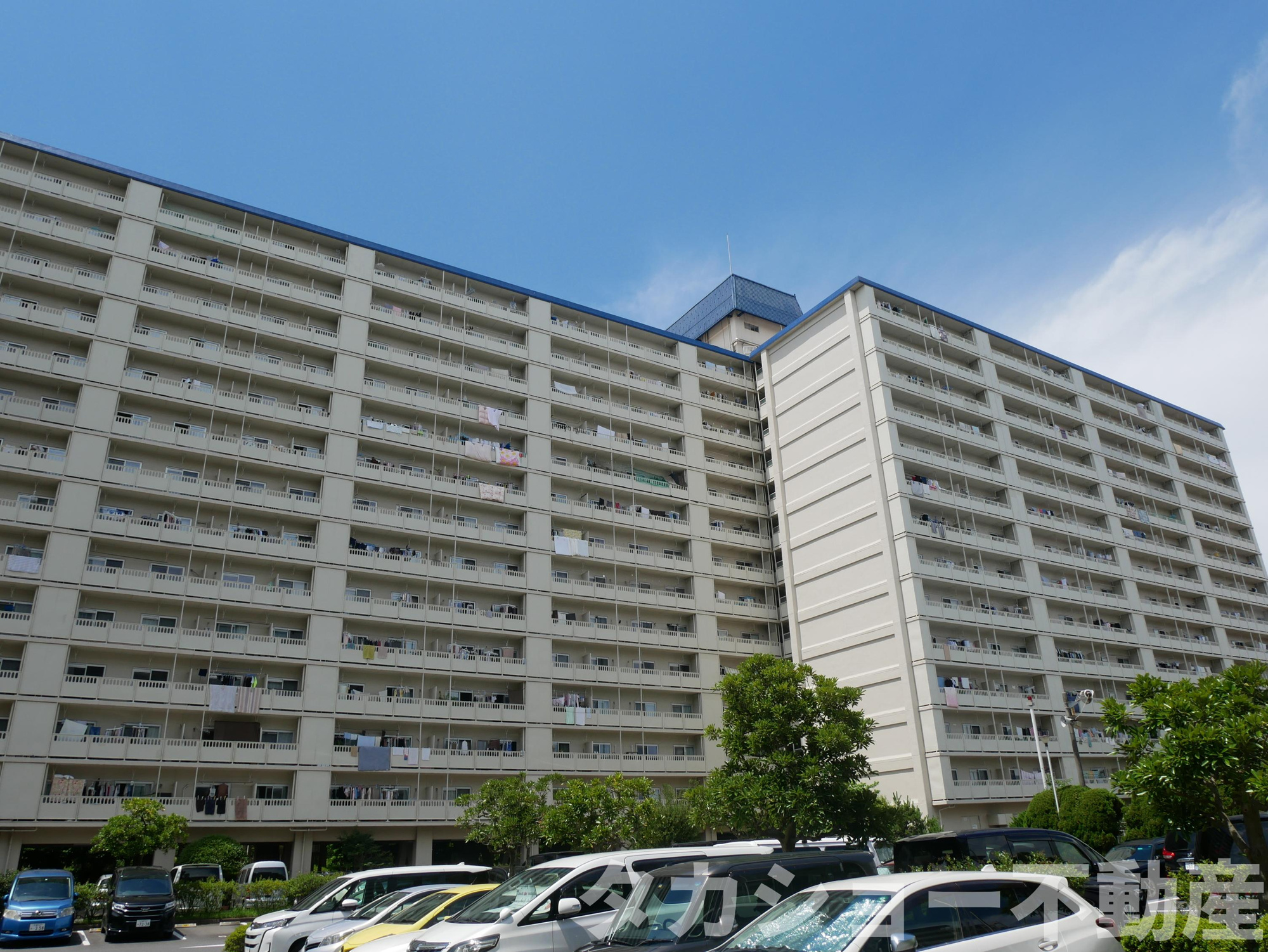 東建検見川マンションB棟の外観|外観もきれいです