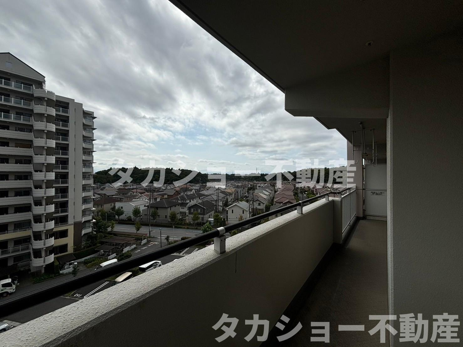 プラザ学園前1号棟の展望