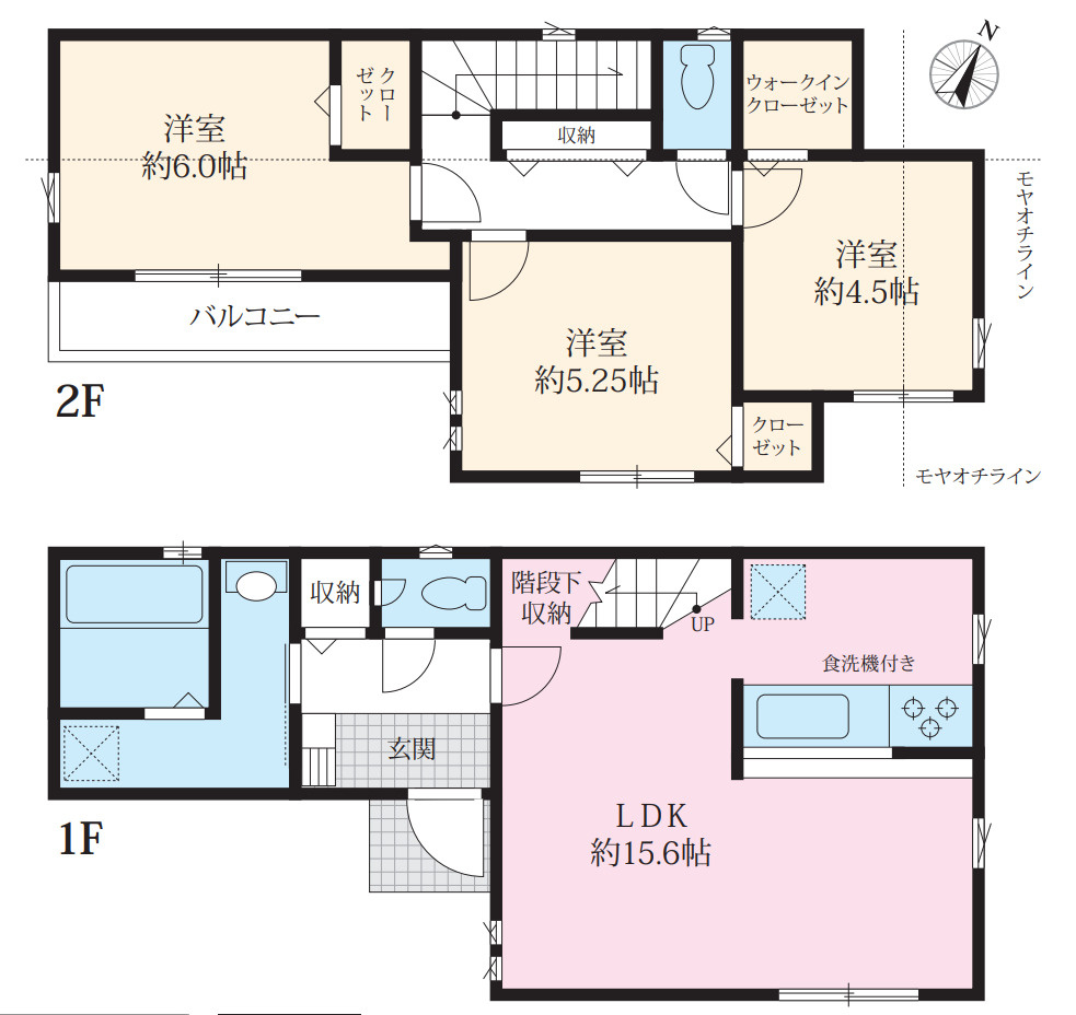 横浜市南区大岡3丁目　新築戸建【仲介手数料無料】の間取り