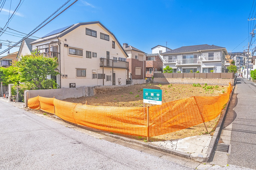宅地分譲［新宿区矢来町］の前面道路含む現地写真