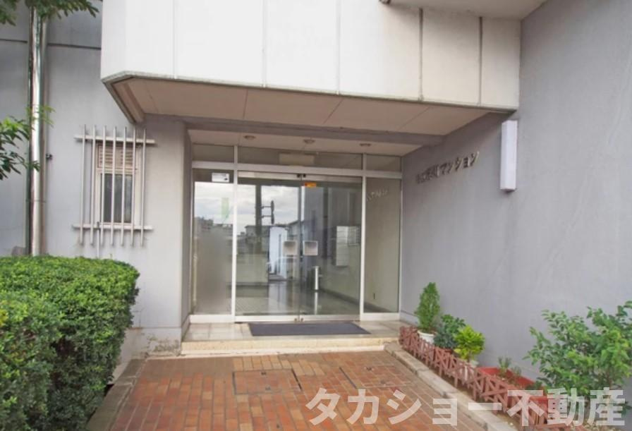 ちば都町マンションのエントランス