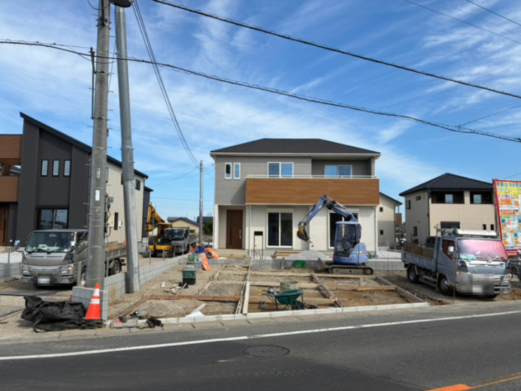 3号棟　現地写真です！10月完成に向けて着々と建築中です！お問い合わせお待ちしております♪（2026/09/05撮影）