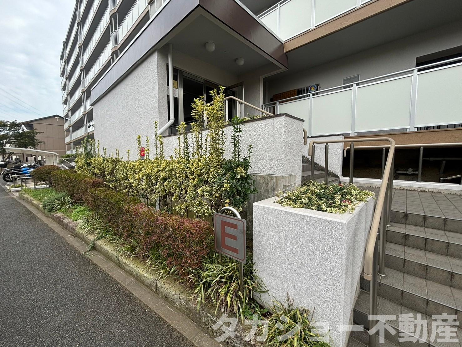稲毛パークハウスE棟の外観|外観もきれいです