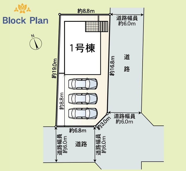 クレイドルガーデン　沼津市西添町　第11　全1棟の区画図|区画図