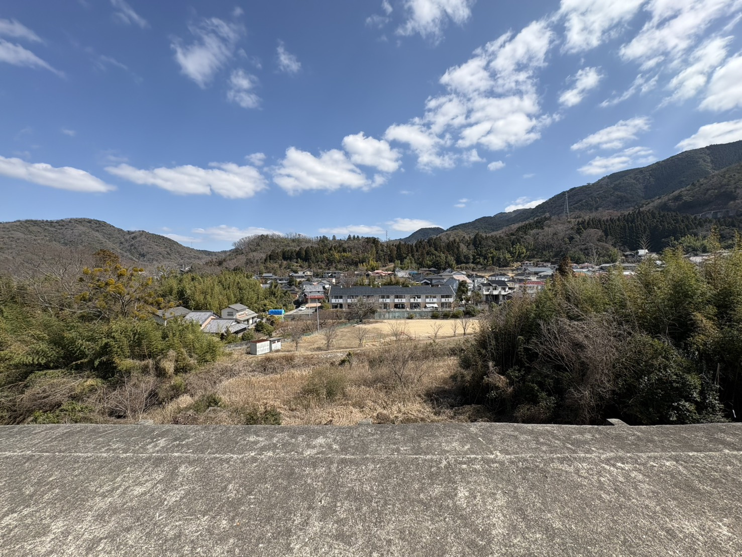 唐櫃台１丁目土地（更地）の展望|敷地の東側からの眺望