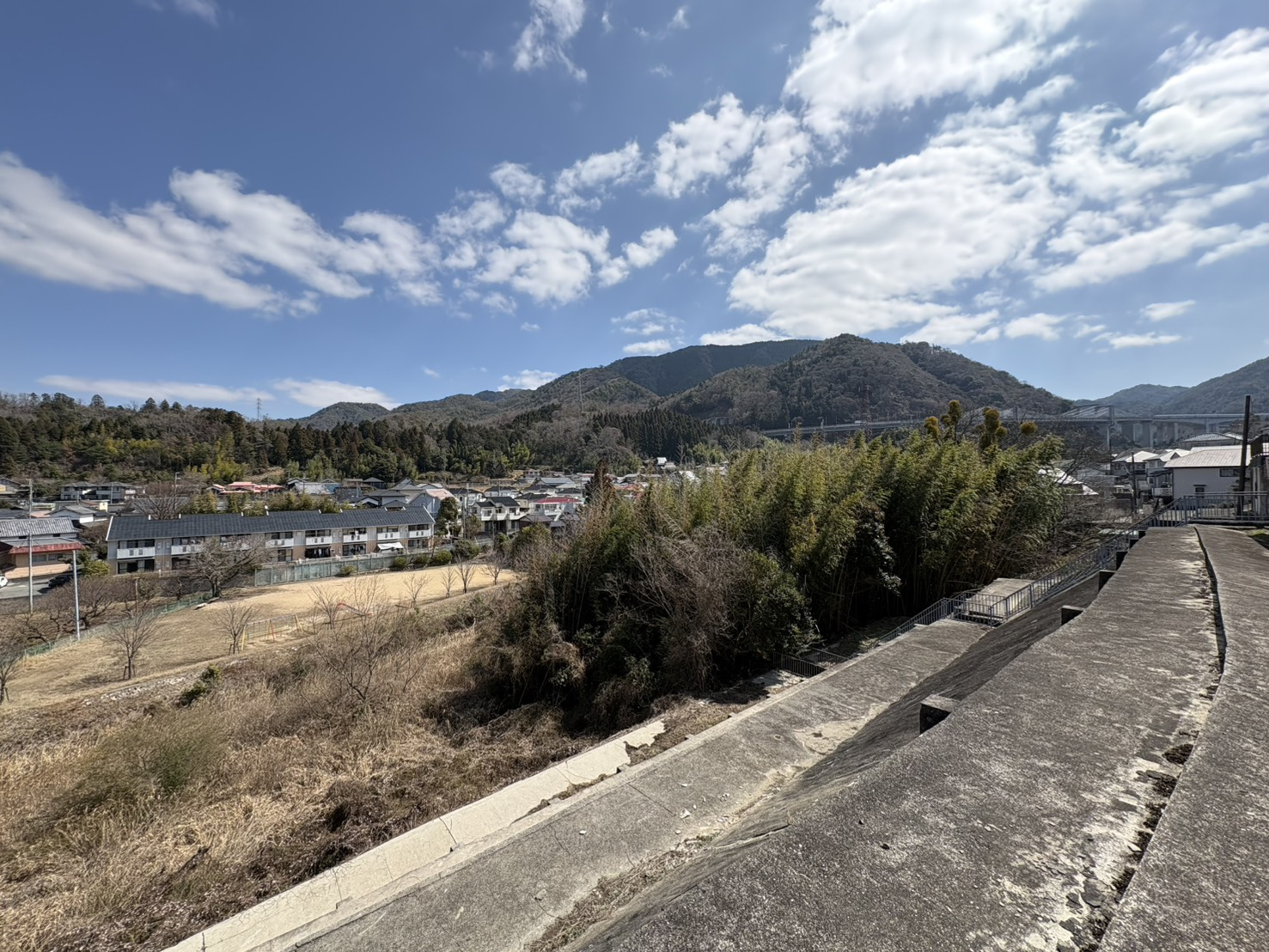唐櫃台１丁目土地（更地）の展望|敷地の東側からの眺望