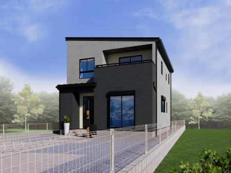 【太田町　5号棟　建物外観イメージパース】