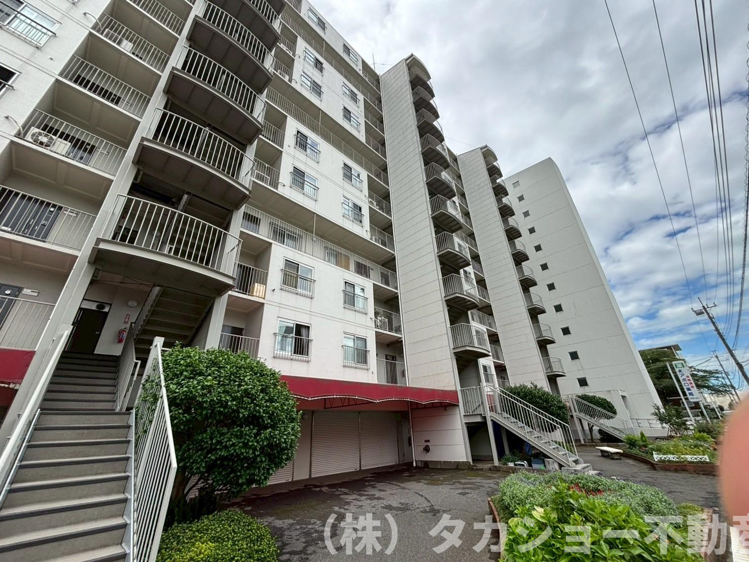 稲毛ファミールハイツ　24号棟の外観|落ち着いた雰囲気の外観です