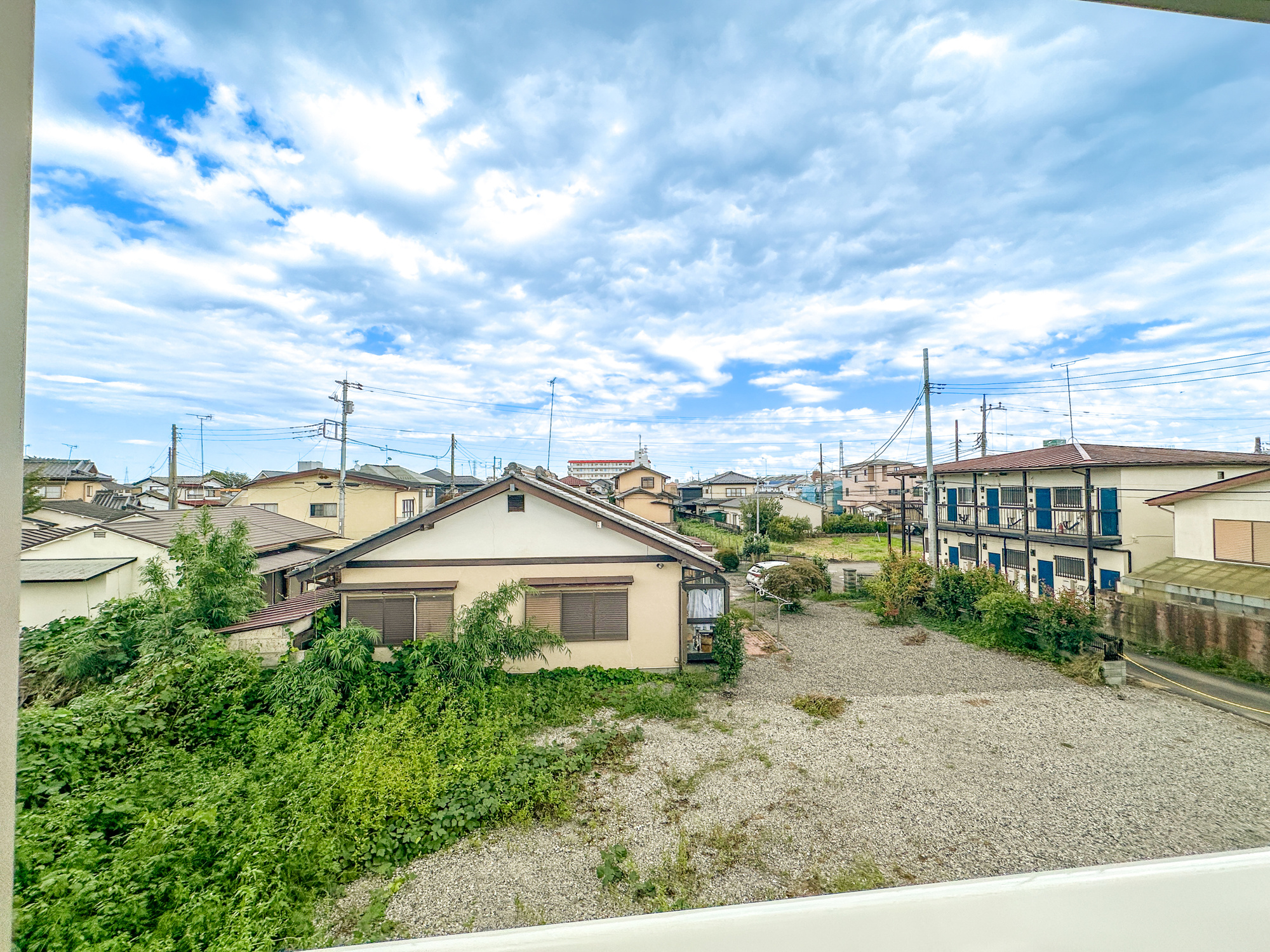 宇都宮市東町の新築一戸建の展望|隣地との距離が確保されているので開放感のある眺望♪