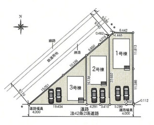宇都宮市東町の新築一戸建の区画図|「初めまして！」が集まる分譲地。たくさんの子供たちが年齢を問わずに、仲良く一緒に成長できるのは分譲地の特徴ですね。