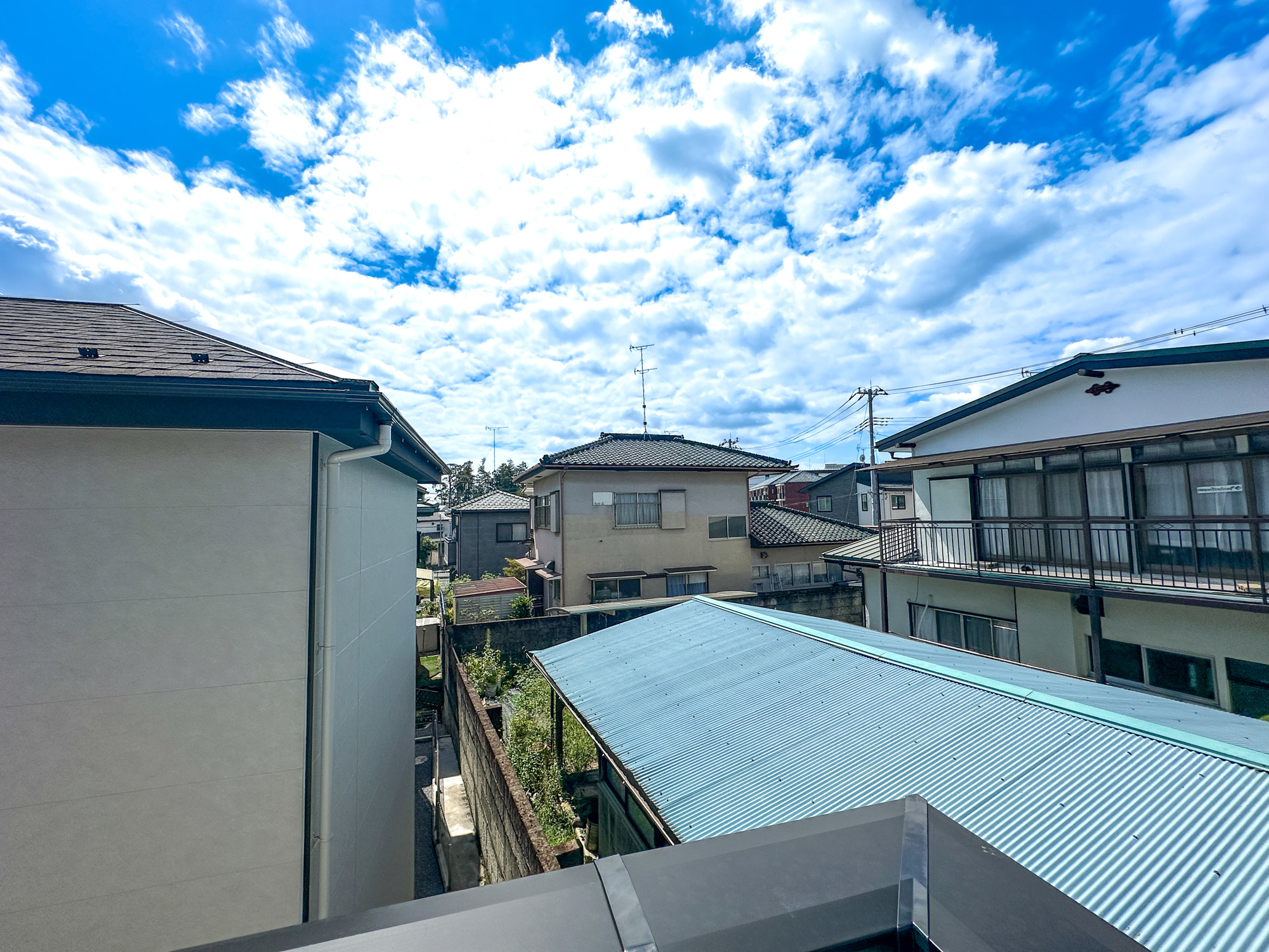 宇都宮市石井町７期　新築住宅全２棟の展望|見晴らしの良い眺望は開放感たっぷり♪