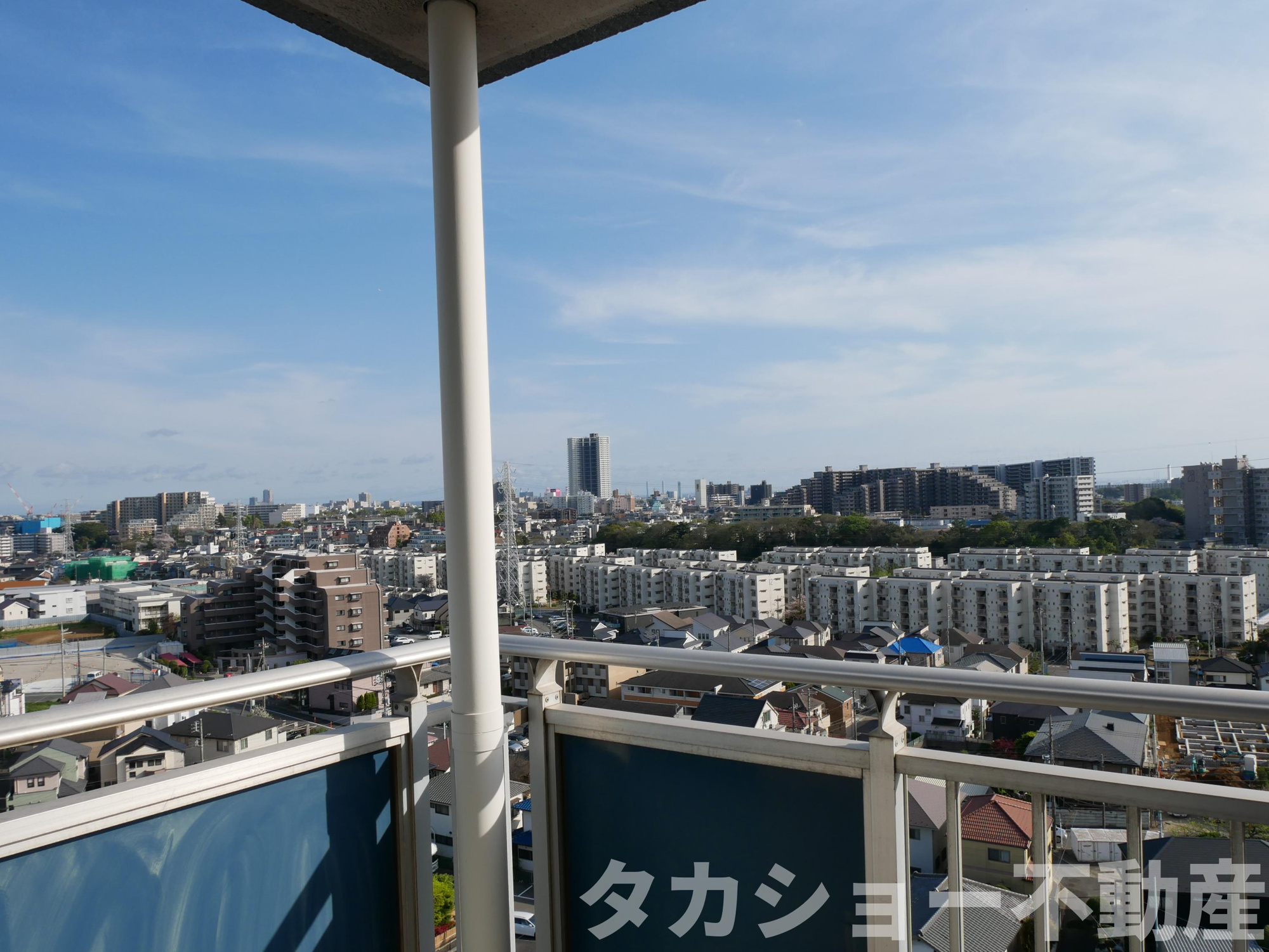 第五稲毛ハイツの展望
