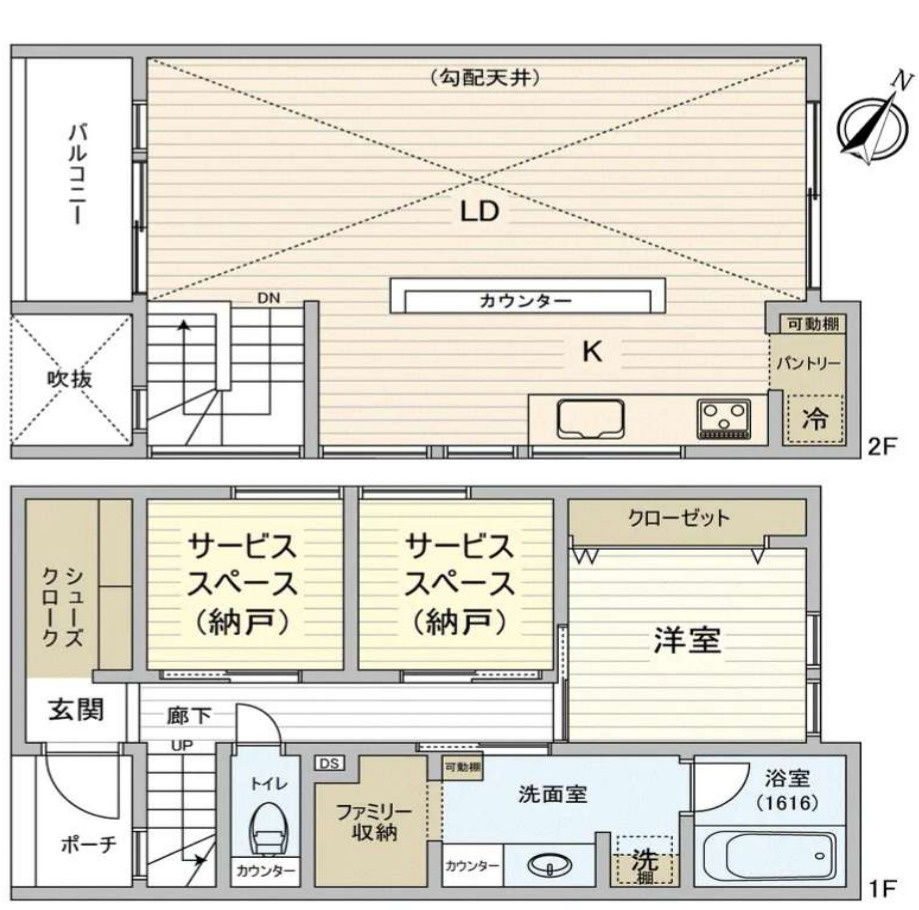 横浜市神奈川区六角橋5丁目 新築戸建て【仲介手数料無料】の間取り
