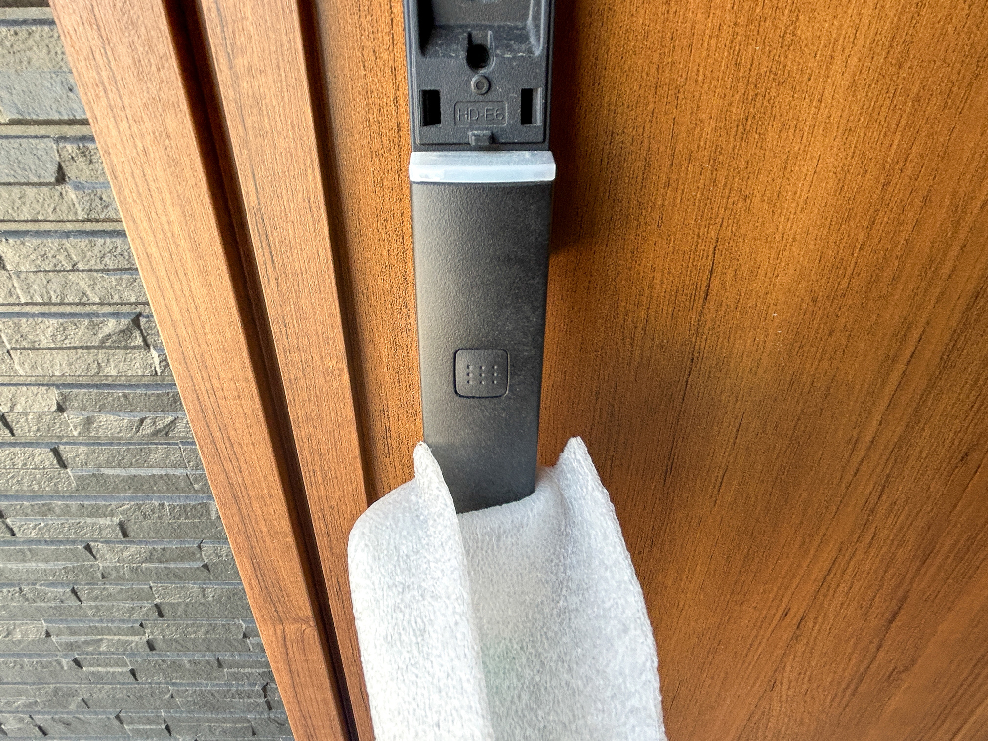 前橋市大友町第5期　新築住宅全1棟の防犯設備|タッチ一つで鍵の開錠が可能なタッチキー付き♪ 毎日使うドアの開け閉めがとてもスムーズになります(^^♪						
						
