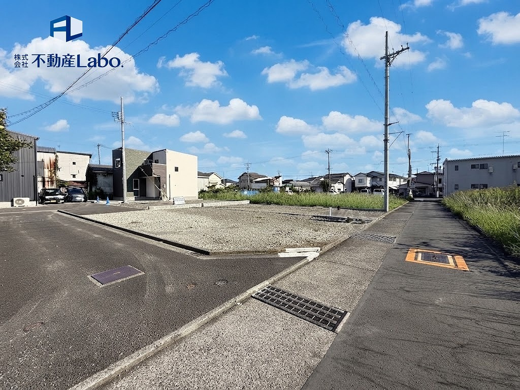 駿河区向敷地4丁目４期　全７棟　新築戸建ての外観|建物ができる前の、今だけの景色♪
ここから少しずつ完成に近づいていきます♪