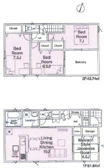 【4号棟　間取図】