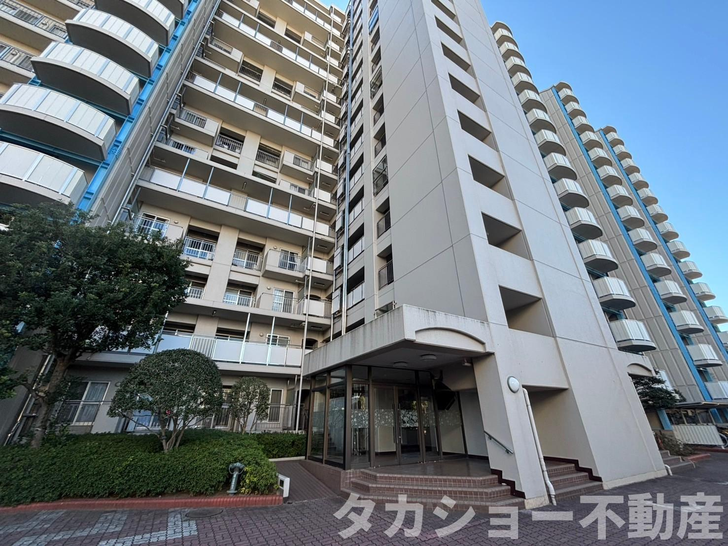 検見川マリンタウン2号棟の外観|外観です