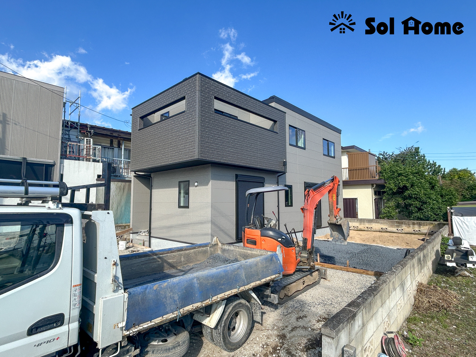 前橋市朝日が丘町1期　新築住宅全1棟の外観|◆本日のご案内も大歓迎です♪◆ 図面や写真では分からない部分を不動産のプロが丁寧にご説明いたします！！ソルホームはいつでもお問い合わせをお待ちしております♪