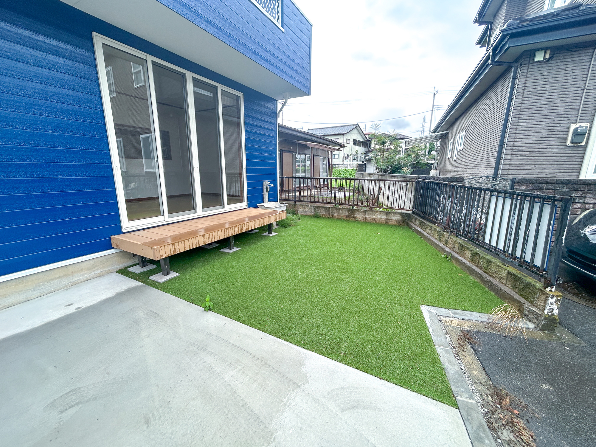 前橋市荒牧町　中古住宅の庭|お庭での家庭菜園・ガーデニングを通じて、お子様と一緒に育てていくと、思い出も増えていきそうですね♪