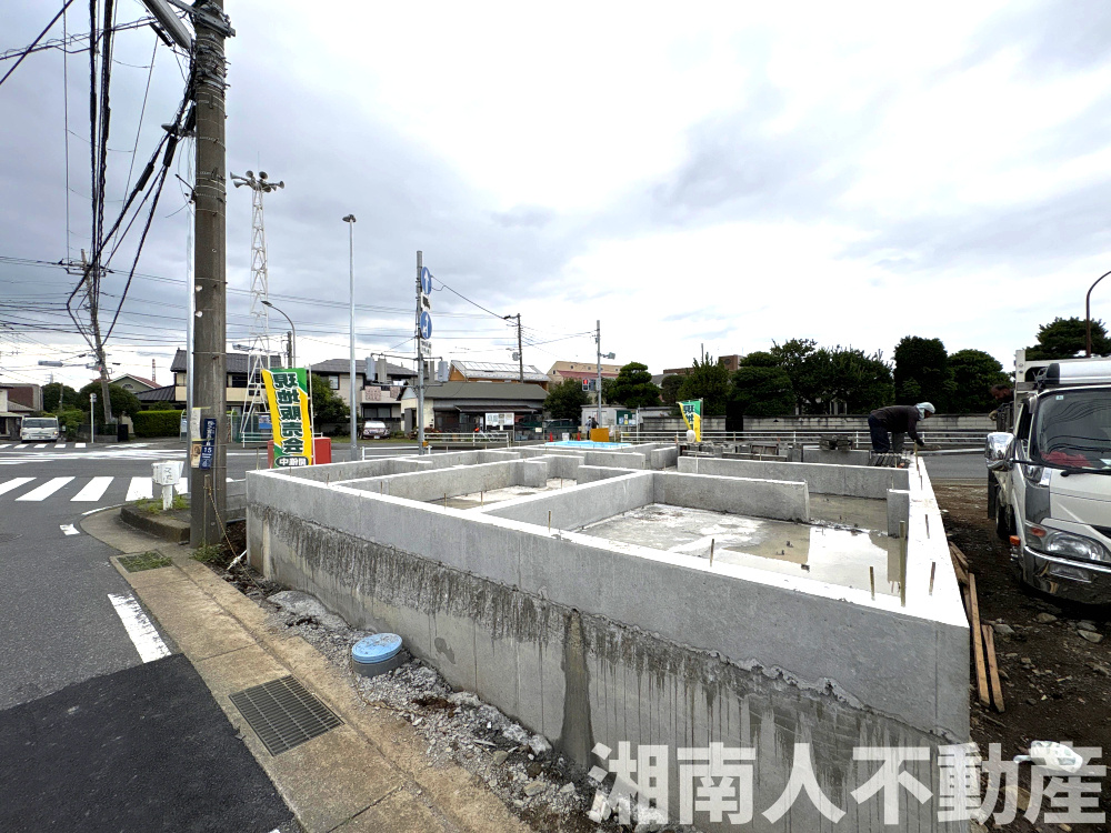 平塚市四之宮第28　新築戸建ての外観|現在建築中です