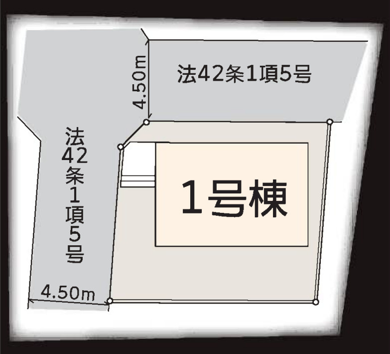 横浜市南区六ッ川3丁目 新築戸建て【仲介手数料無料】の区画図
