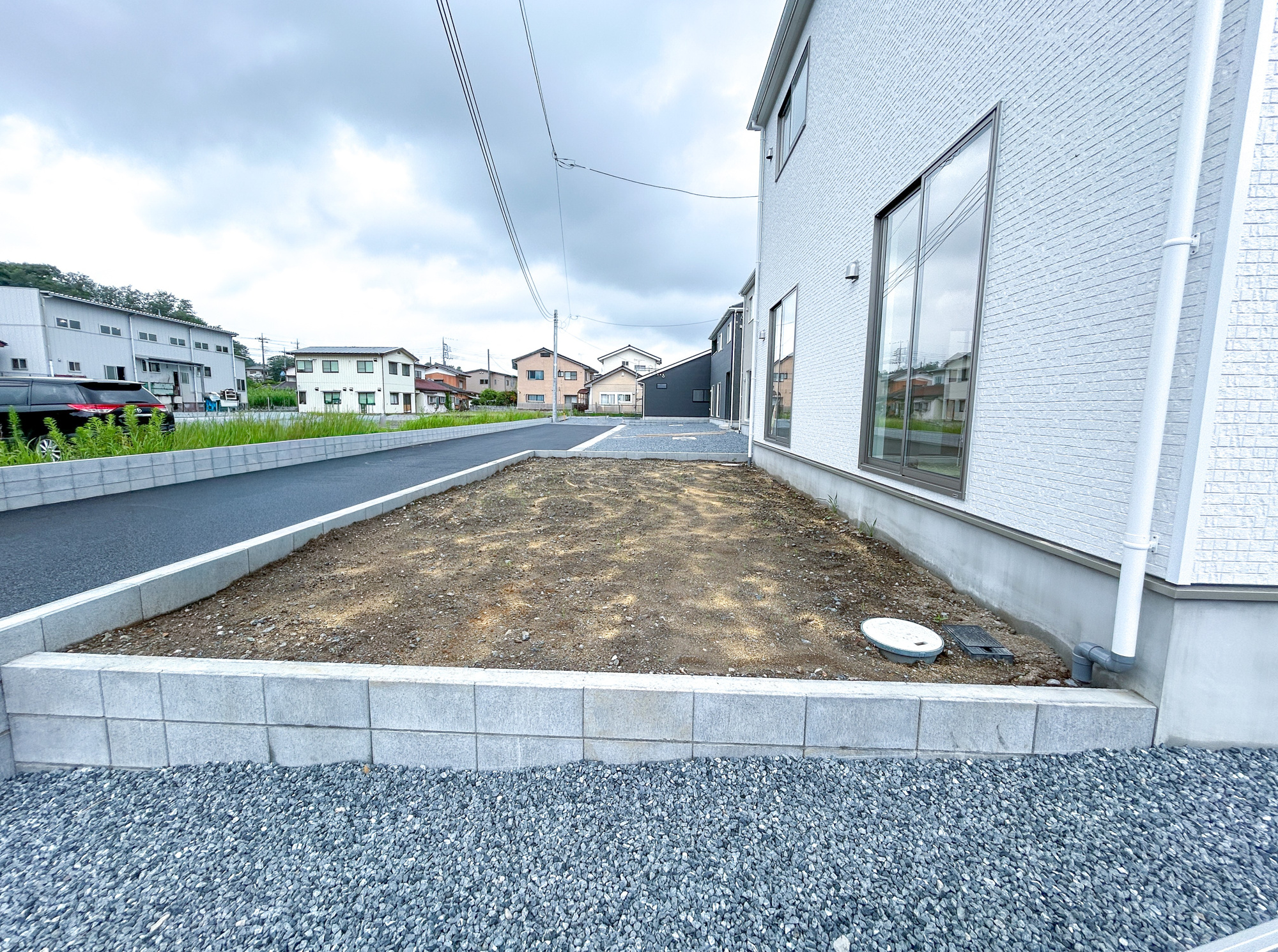 高崎市吉井町下長根第3　新築住宅全4棟の庭|お庭での家庭菜園・ガーデニングを通じて、お子様と一緒に育てていくと、思い出も増えていきそうですね♪