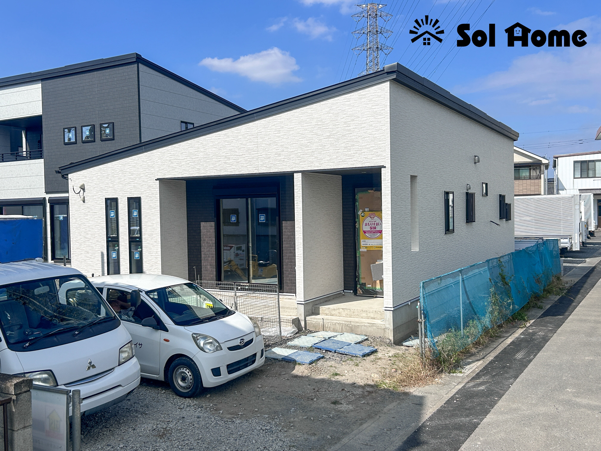 高崎市倉賀野町　新築住宅全3棟の外観|◆本日のご案内も大歓迎です♪◆ 図面や写真では分からない部分を不動産のプロが丁寧にご説明いたします！！ 年中無休のソルホームはいつでもお問い合わせをお待ちしております♪