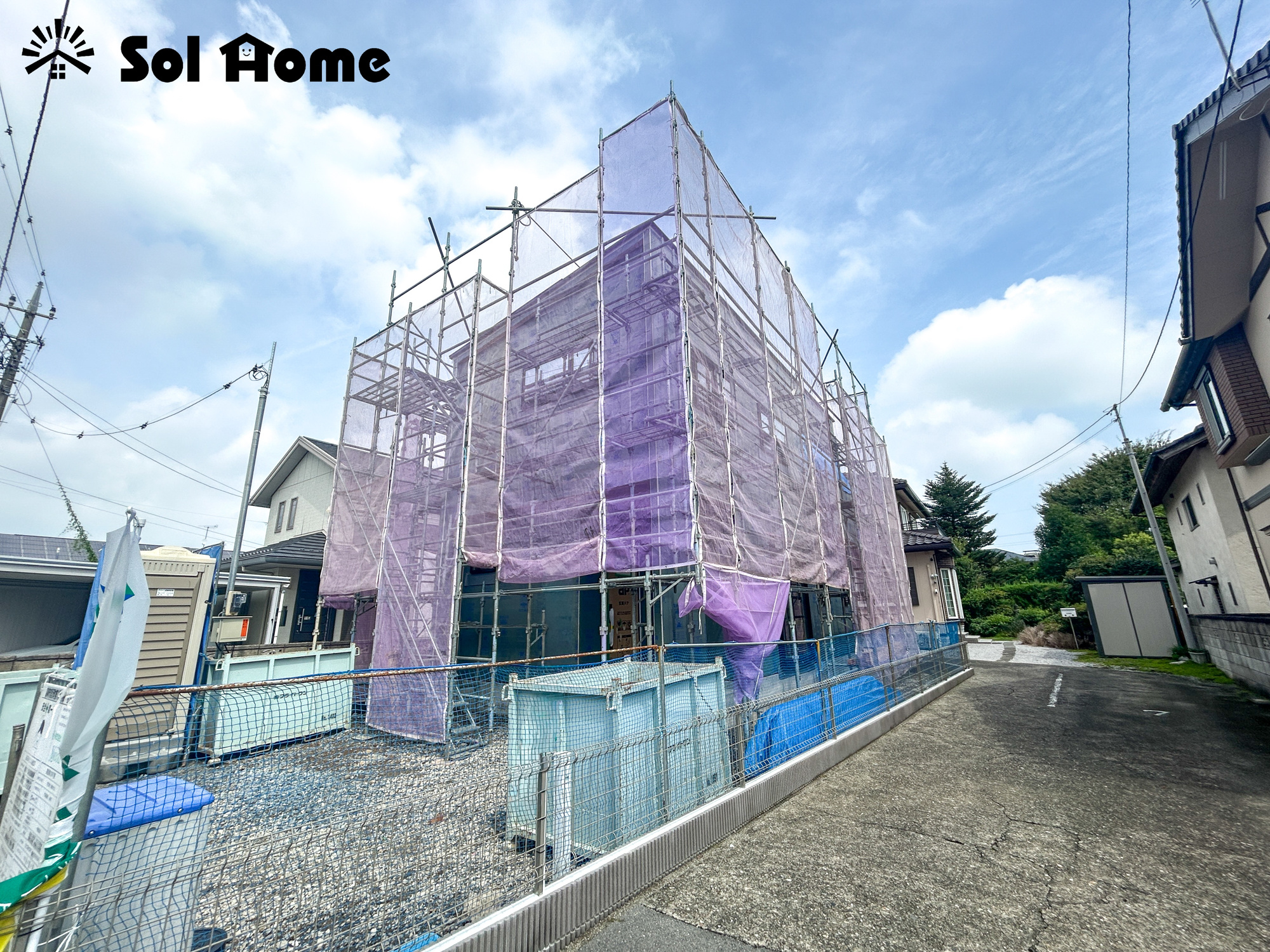 高崎市貝沢町第14期　新築住宅全1棟の外観|◆本日のご案内も大歓迎です♪◆ 図面や写真では分からない部分を不動産のプロが丁寧にご説明いたします！！ソルホームはいつでもお問い合わせをお待ちしております♪