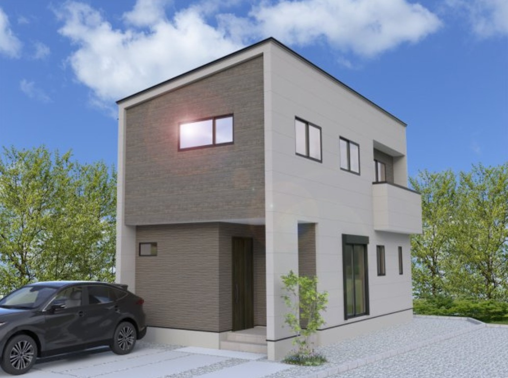 高崎市貝沢町第14期　新築住宅全1棟の外観パース|外観イメージ