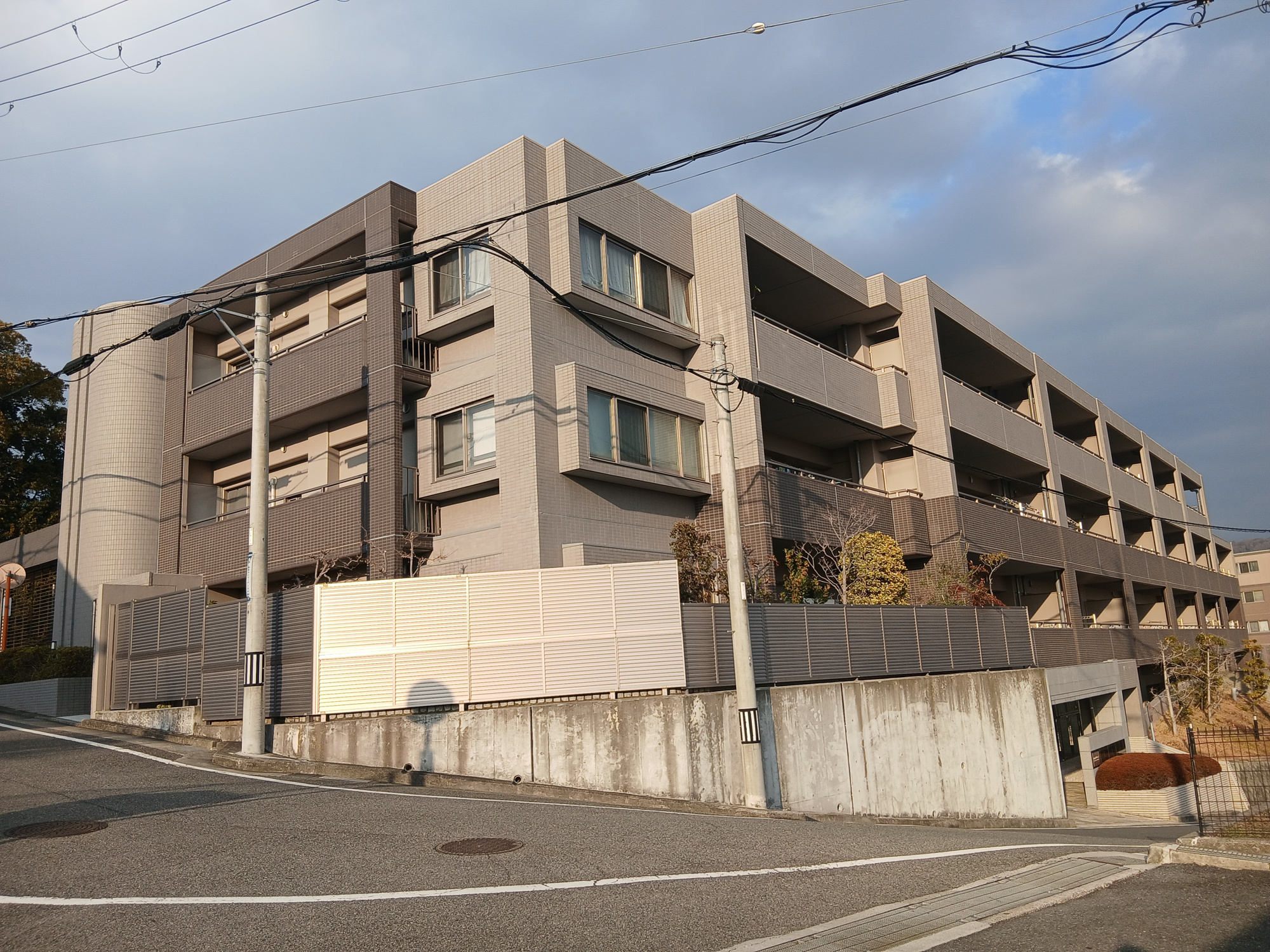雲雀丘花屋敷アインスの外観