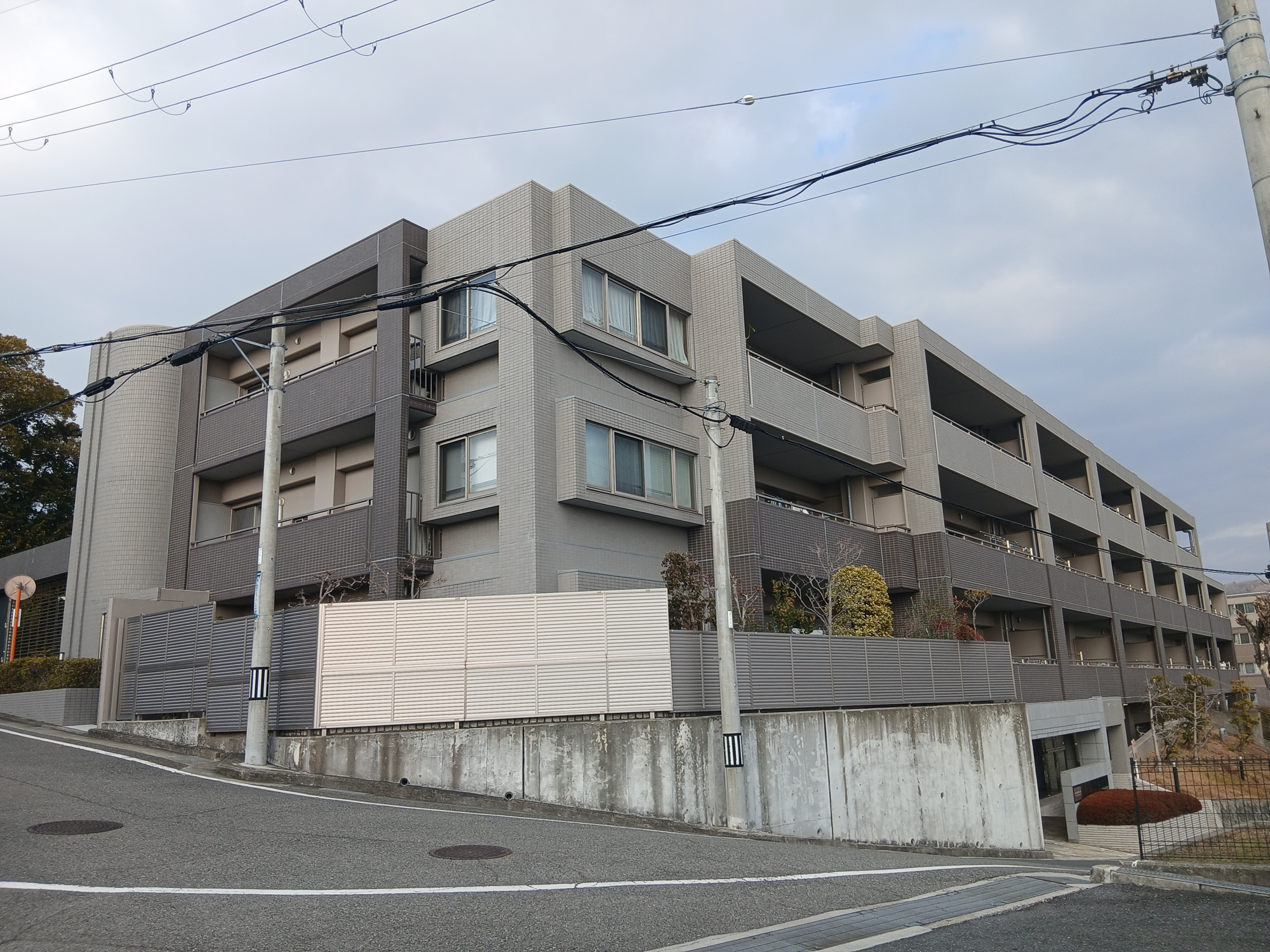 雲雀丘花屋敷アインスの外観