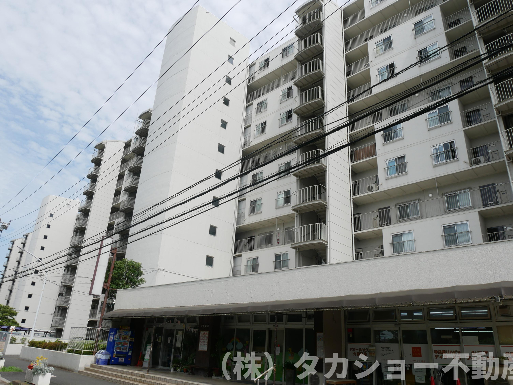 稲毛ファミールハイツ　5号棟の外観