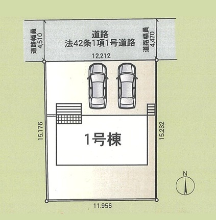 高崎市吉井町本郷第2　新築住宅全1棟の区画図|◇土地55.57坪◇