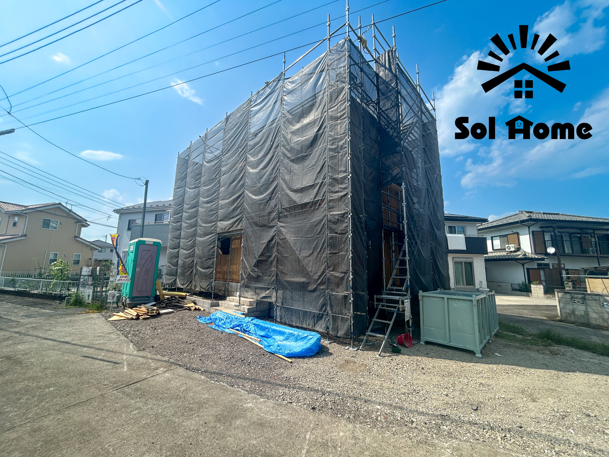 高崎市上大島町第3　新築住宅全1棟の外観|◆本日のご案内も大歓迎です♪◆ 図面や写真では分からない部分を不動産のプロが丁寧にご説明いたします！！ 年中無休のソルホームはいつでもお問い合わせをお待ちしております♪