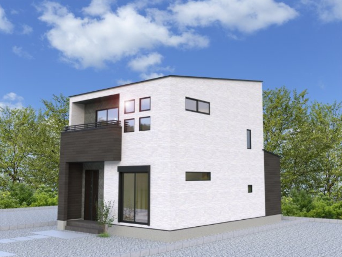 伊勢崎市安堀町第4期　新築住宅全6棟の外観パース|外観イメージ