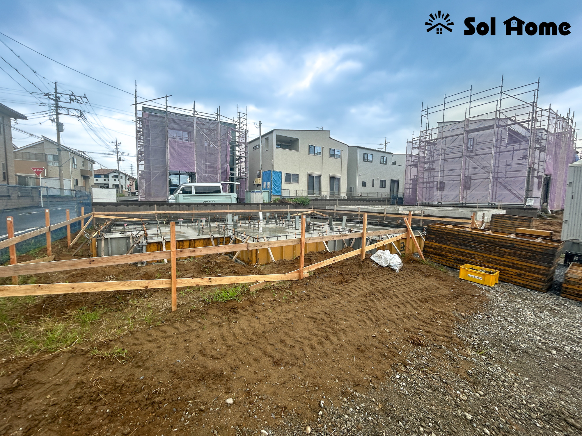 伊勢崎市南千木町第5期　新築住宅全8棟の外観|◆本日のご案内も大歓迎です♪◆ 図面や写真では分からない部分を不動産のプロが丁寧にご説明いたします！！ソルホームはいつでもお問い合わせをお待ちしております♪