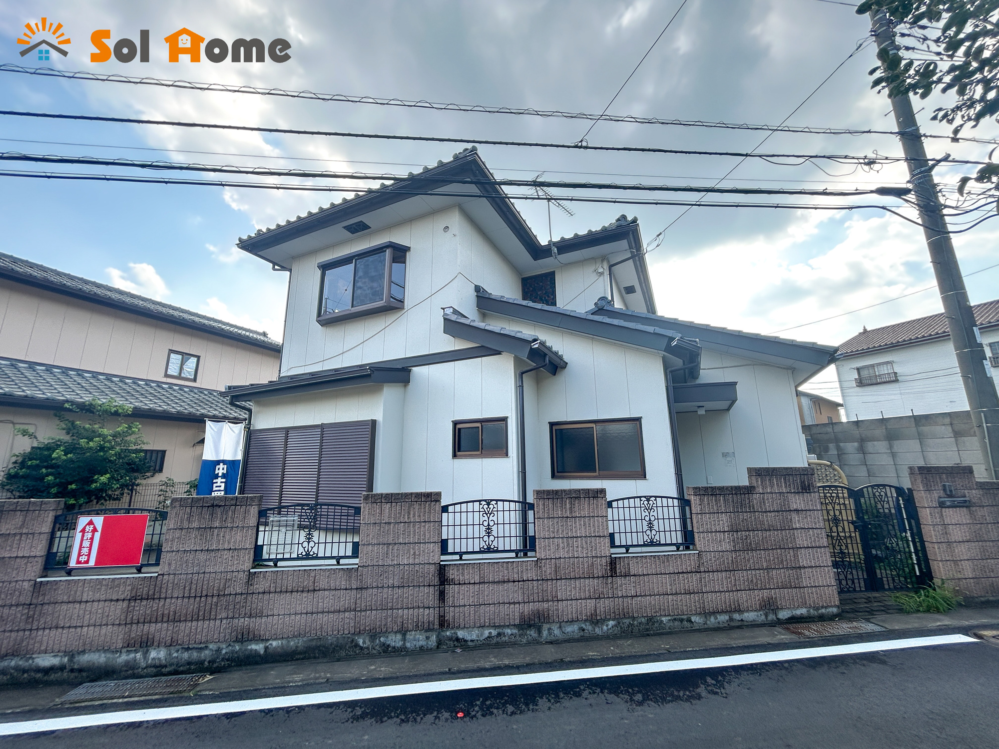 前橋市青柳町1期　中古住宅の外観|◆本日のご案内も大歓迎です♪◆ 図面や写真では分からない部分を不動産のプロが丁寧にご説明いたします！！ 年中無休のソルホームはいつでもお問い合わせをお待ちしております♪