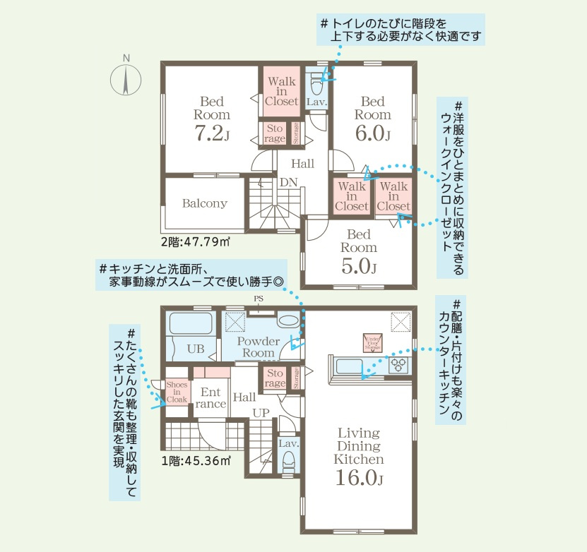 前橋市元総社町蒼海第3　新築住宅全1棟の間取り|◇土地35.45坪◇