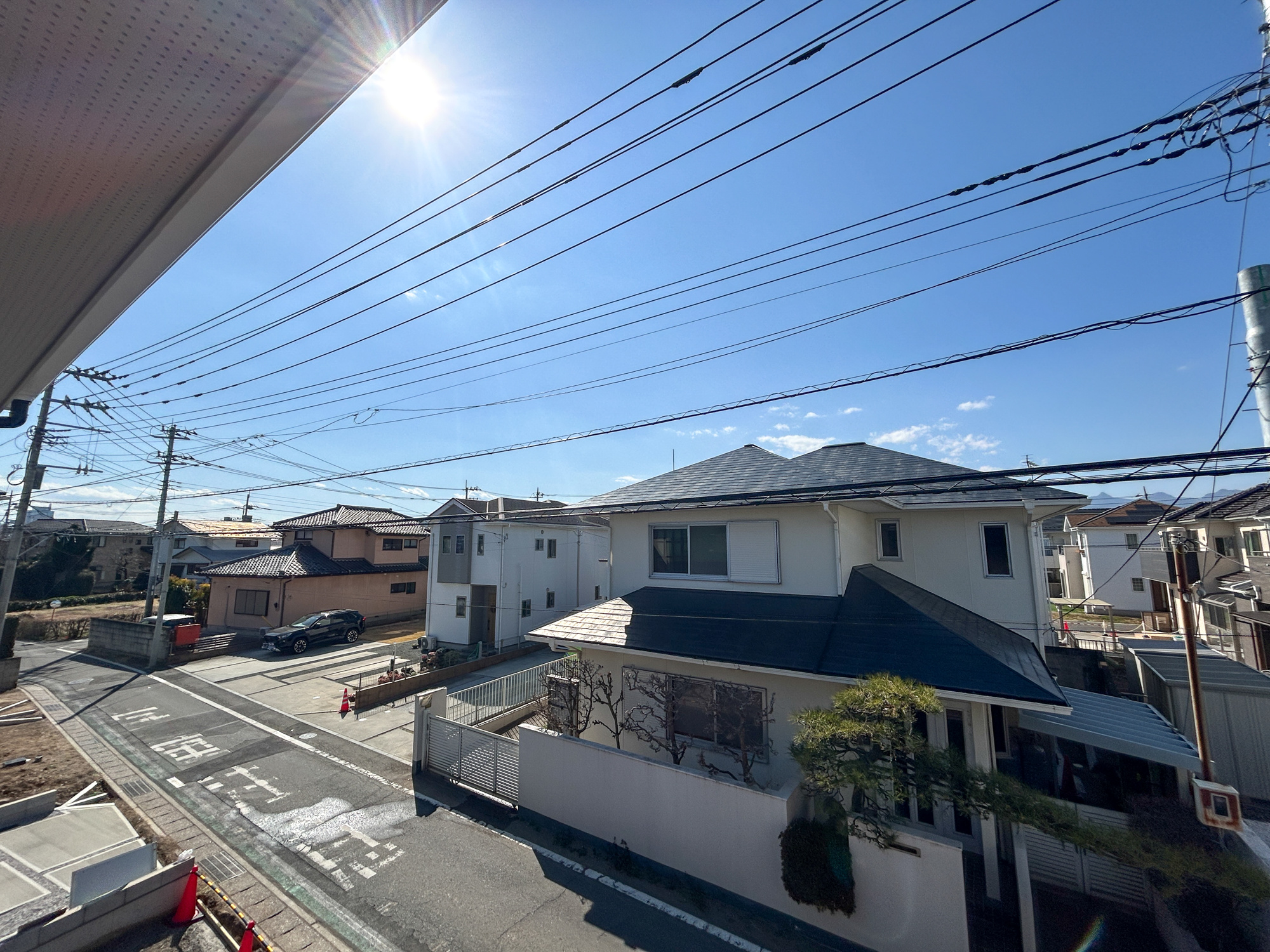 前橋市北代田町1期　新築住宅全3棟の展望|見晴らしの良い眺望は開放感たっぷり♪