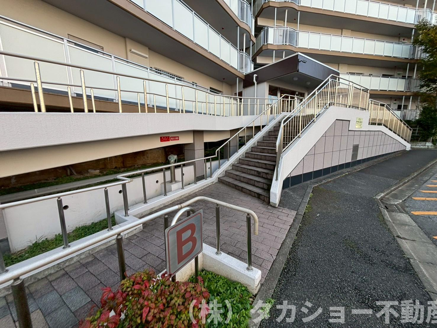稲毛パークハウス　B棟の外観