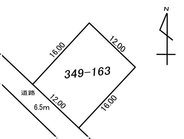 白老町北吉原349-163　土地の外観