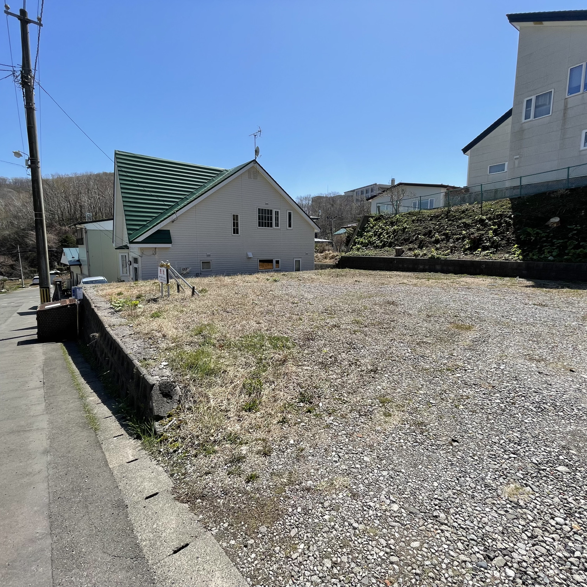 室蘭市増市町1丁目154-5土地の外観