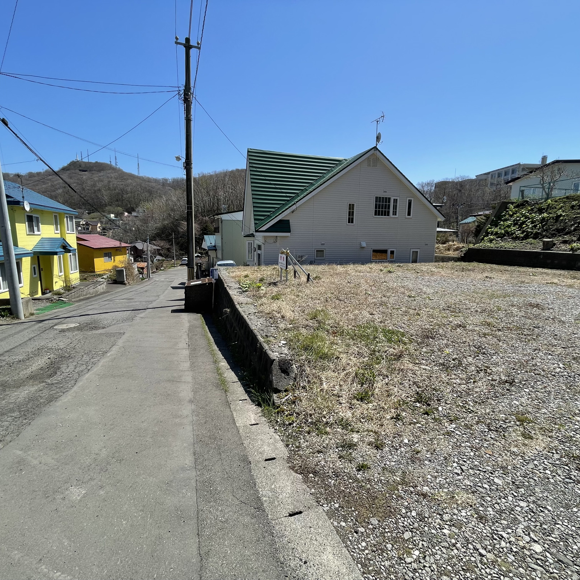 室蘭市増市町1丁目154-5土地の外観