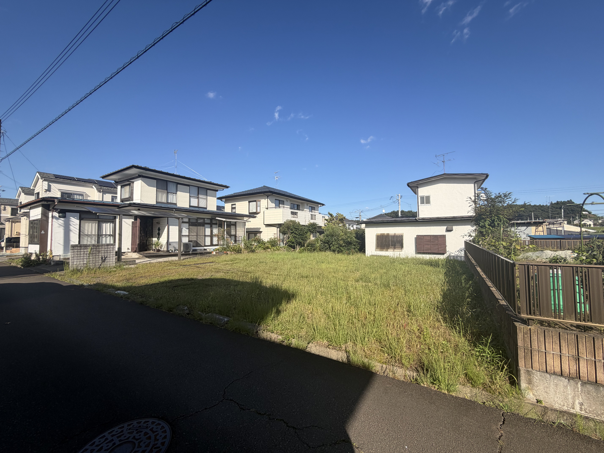 富谷市鷹乃杜４丁目土地の展望|閑静な住宅街のため、落ち着いた住環境をお求めの方におすすめです。